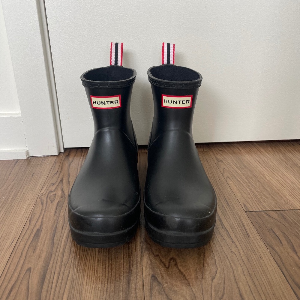 Hunter Platform Rain Boots - US Size 7 / UK Size 38
